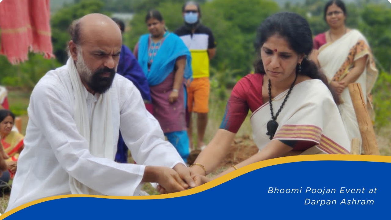 Bhoomi Poojan Event at Darpan Ashram