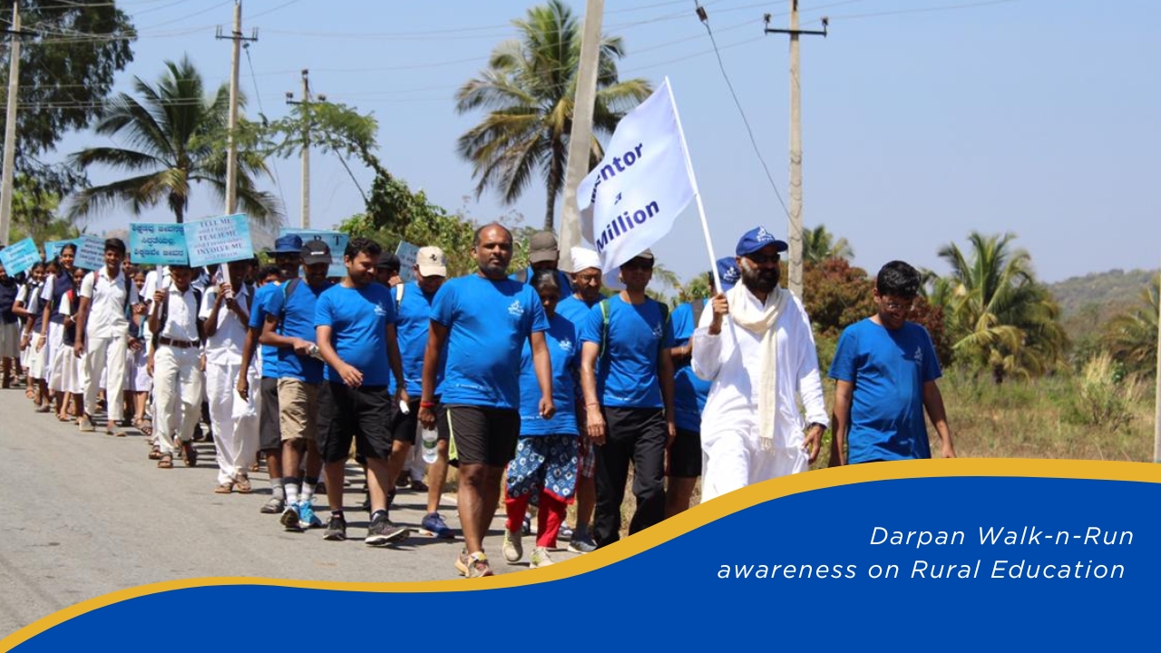Darpan Walk-n-Run awareness on Rural Education